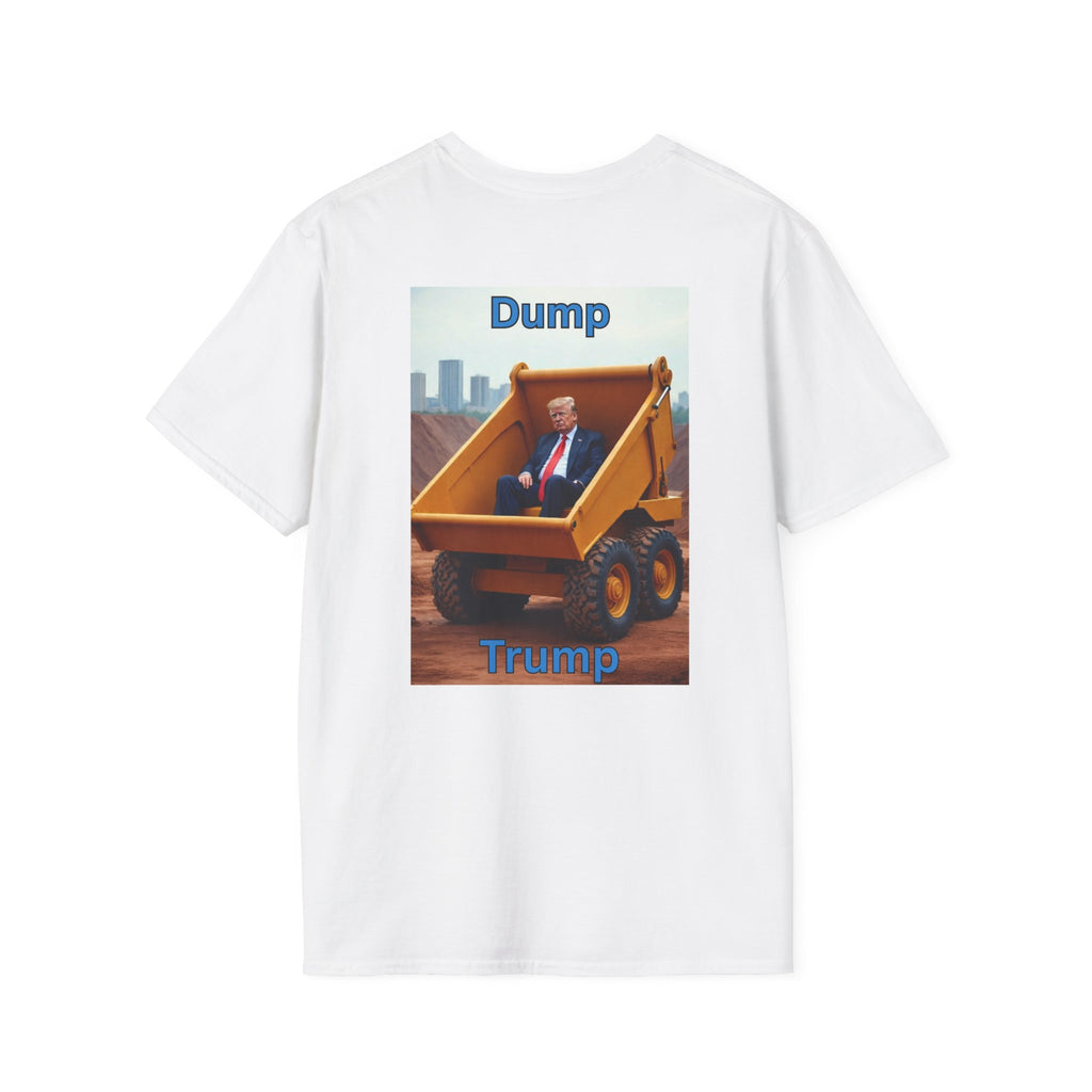 Dump Trump - White Graphic T-Shirt