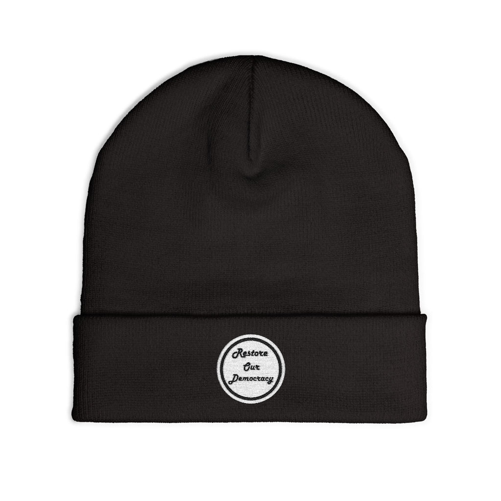 Restore our Democracy' Knit Beanie Hat