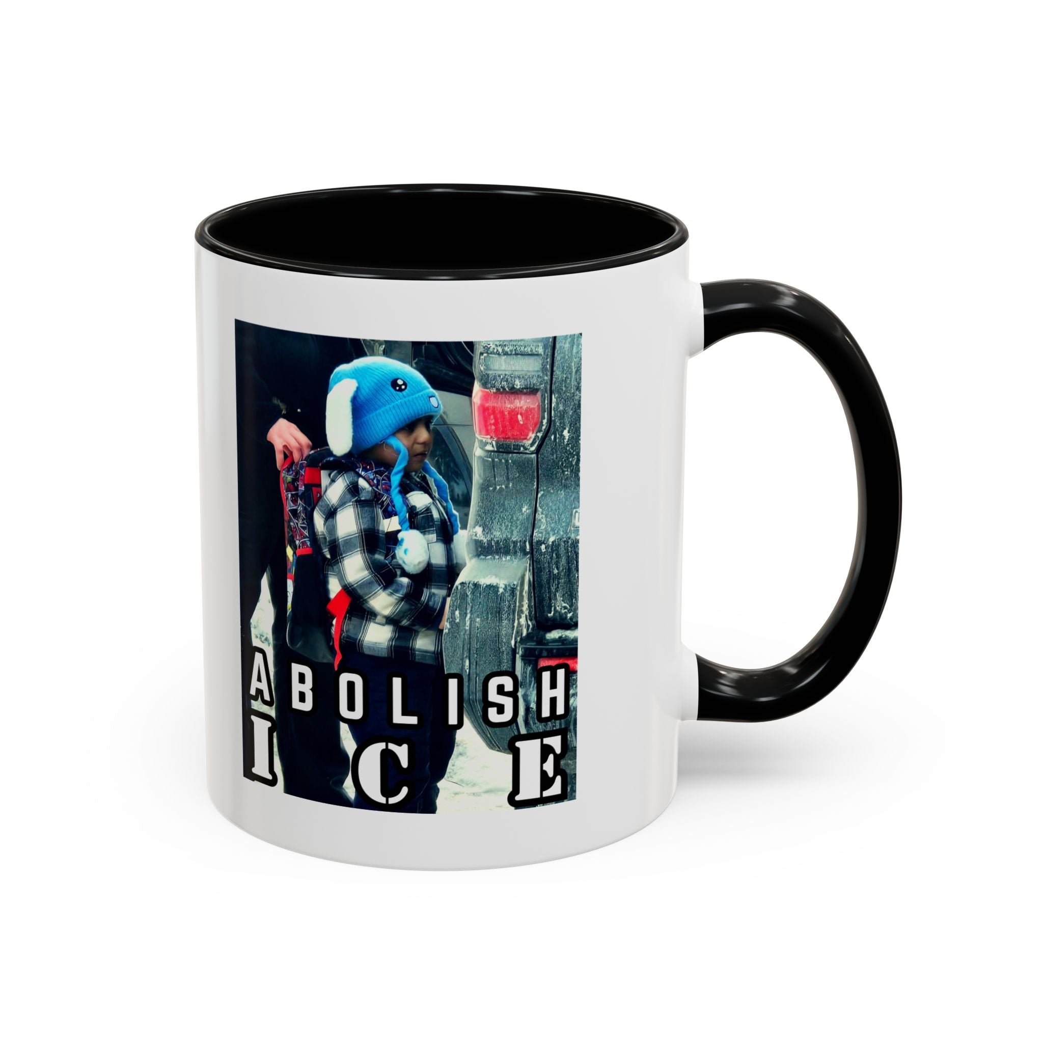 Abolish ICE Coffee Mug — Political Statement Accent Mug