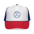 Restore Our Democracy - Political Statement Red White Blue Mesh Cap