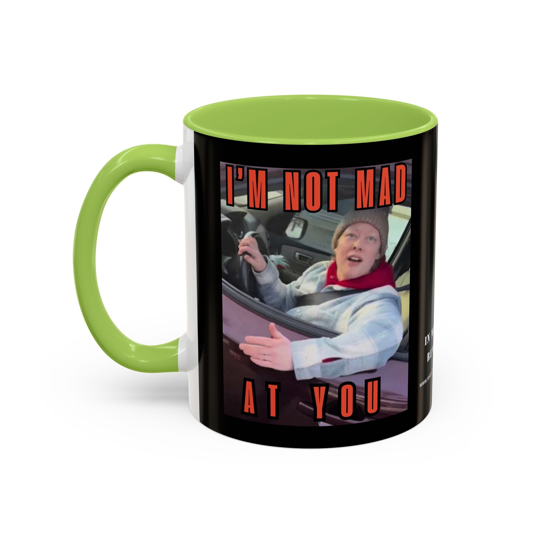 I’M NOT MAD AT YOU - Restore Our Democracy Coffee Mug — Memorial Tribute Accent Mug (11/15oz)