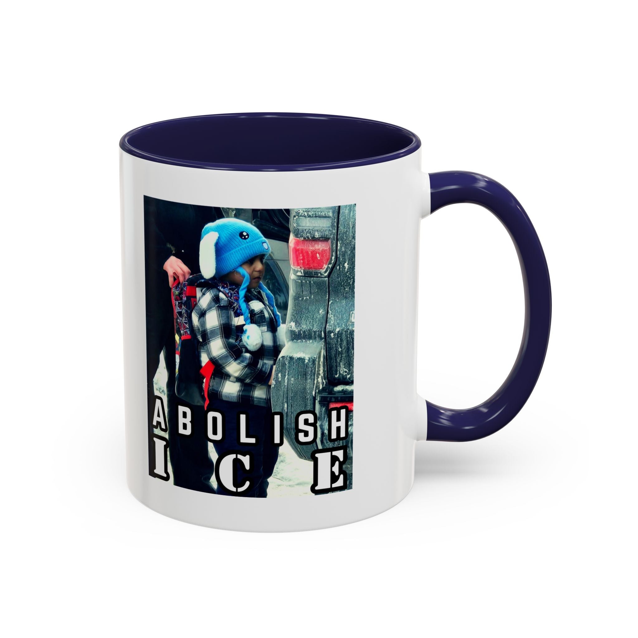 Abolish ICE Coffee Mug — Political Statement Accent Mug