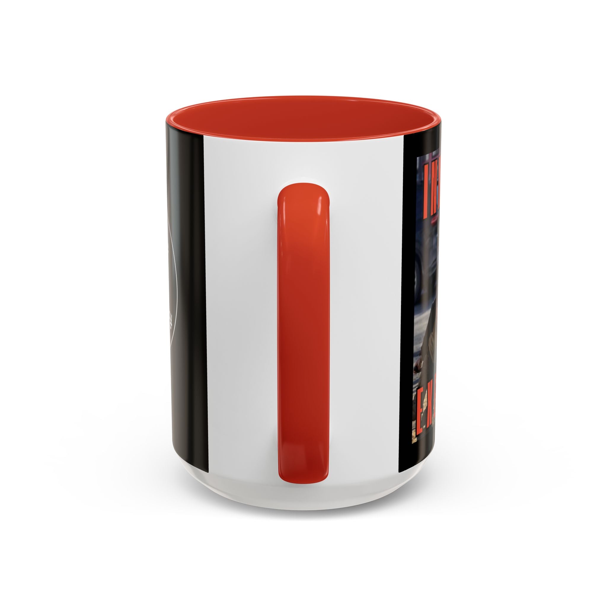 Innocent Executed- Restore Our Democracy Accent Coffee Mug — In Memory of Alex Piltti (11/15oz)