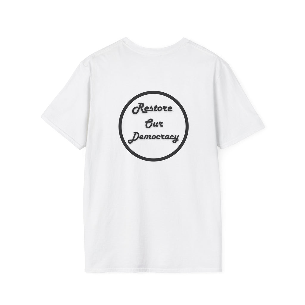 Wake up America - White Graphic T-Shirt