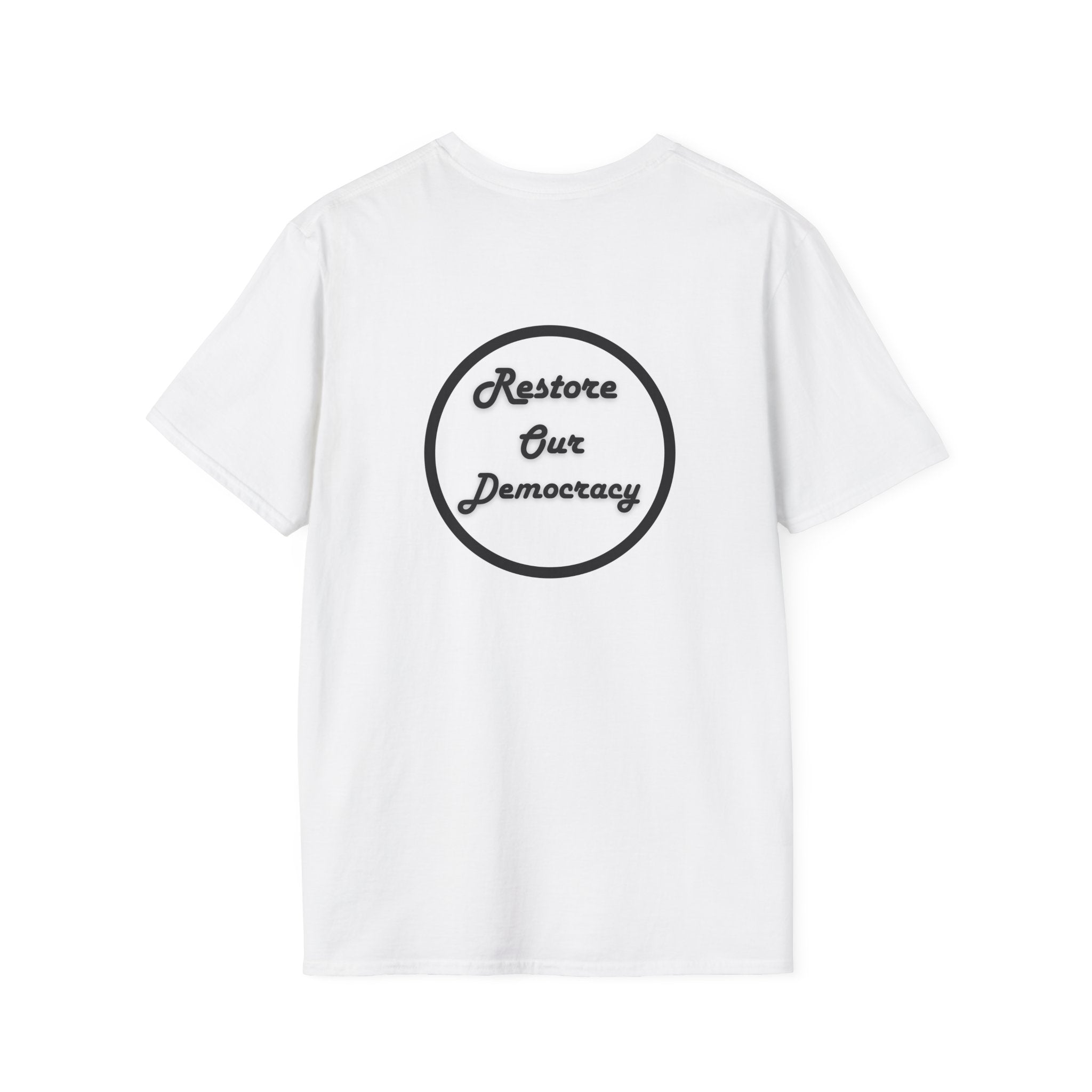 Wake up America - White Graphic T-Shirt