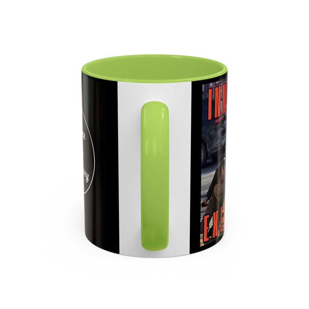 Innocent Executed- Restore Our Democracy Accent Coffee Mug — In Memory of Alex Piltti (11/15oz)