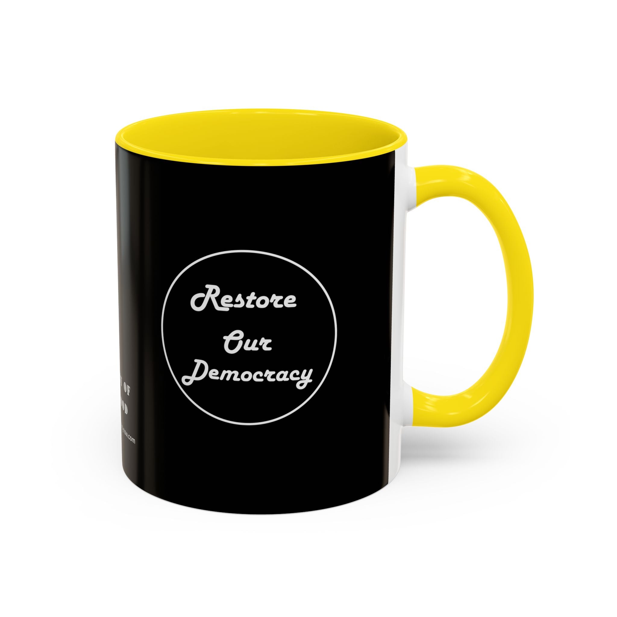 I’M NOT MAD AT YOU - Restore Our Democracy Coffee Mug — Memorial Tribute Accent Mug (11/15oz)