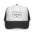 Abolish ICE Trucker Hat — Political Statement Black Mesh Cap